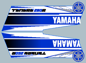 Tankaufkleber Tenere 250R / WR 250R
