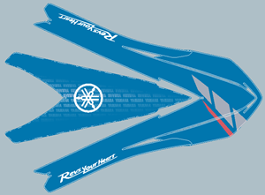 Tenere 700, World Rally high fender Aufkleber