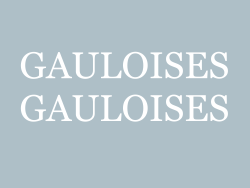 Gauloises Schriftzug